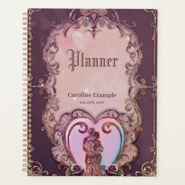 Agenda En el abrazo del corazón. (Anverso)