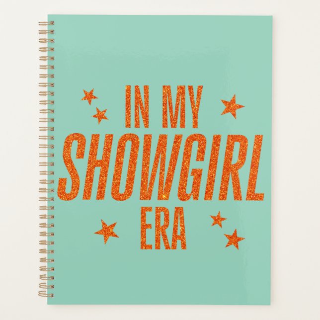 Agenda En la era de mi Showgirl (Anverso)