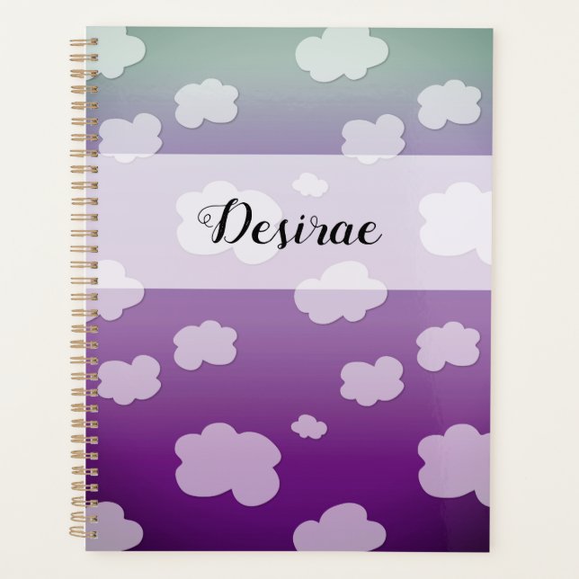 Agenda En las nubes - Patrón (Anverso)