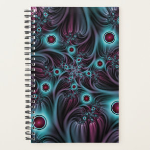 Agenda En profundidad Arte fractal rosa azul abstracto ab