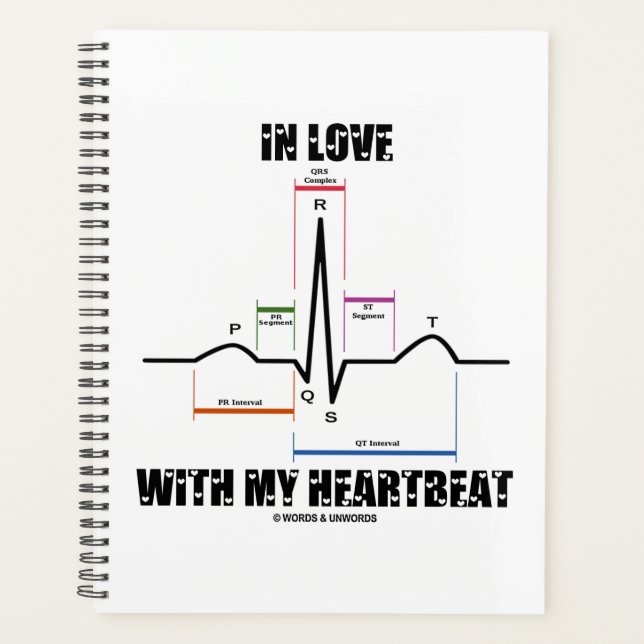 Agenda Enamorado de mi electrocardiograma (Anverso)