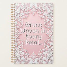 Agenda Encaje Pétalos en Flor