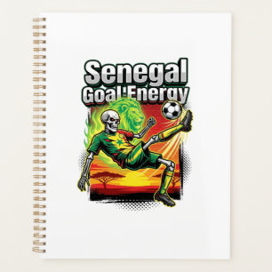 Agenda Energía del Gol de Senegal Esqueleto Delantero Nac