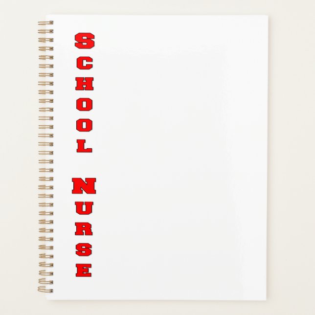 Agenda Enfermera Escolar (Anverso)