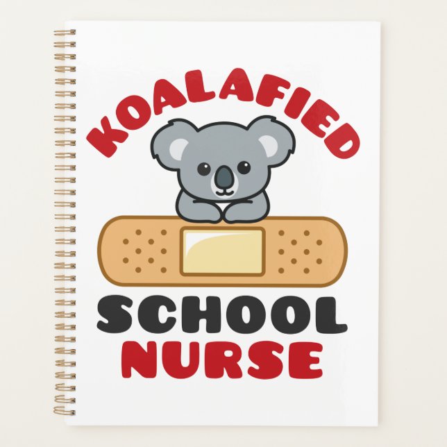Agenda Enfermera escolar Koala Koalafied (Anverso)