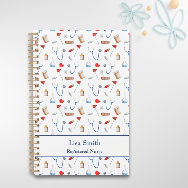 Agenda Enfermera Registrada Patrón Instrumental Médico (Subido por el creador)