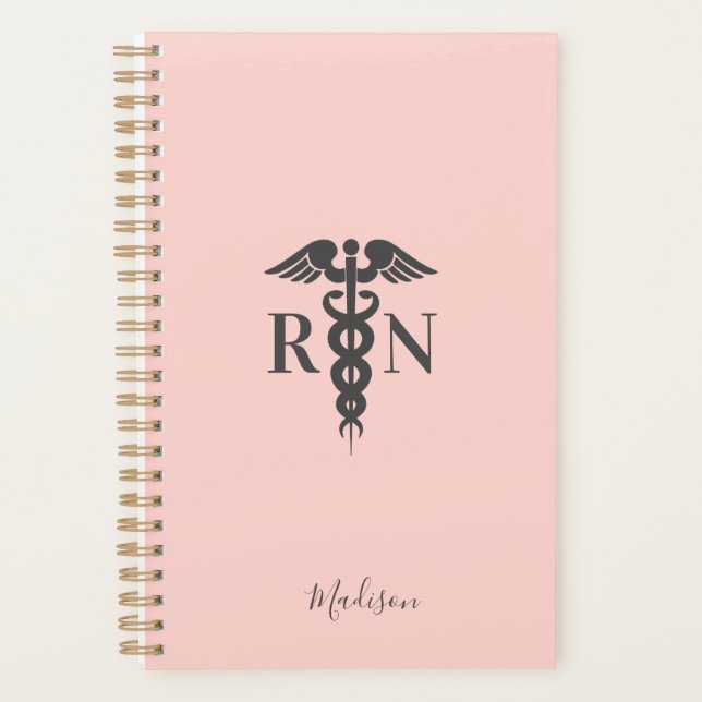 Agenda  Enfermera Rubor Pink Medical (Anverso)