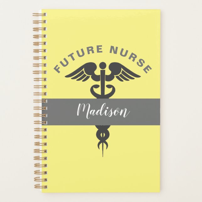 Agenda Enfermero futuro Caducto médico médico Amarillo No (Anverso)