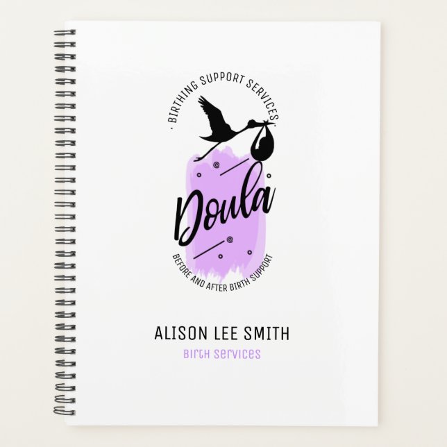 Agenda Entrenador de Doula Birth (Anverso)