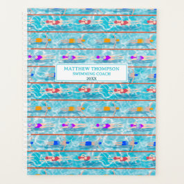 Agenda Entrenador Del Equipo De Natación En Piscina