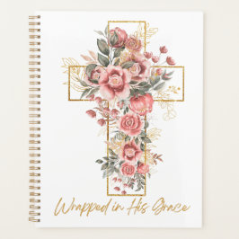 Agenda Envuelto en su Grace Cross Easter Floral