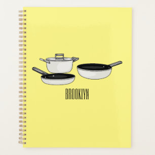 Agenda Equipo de cocina ilustracion personalizado