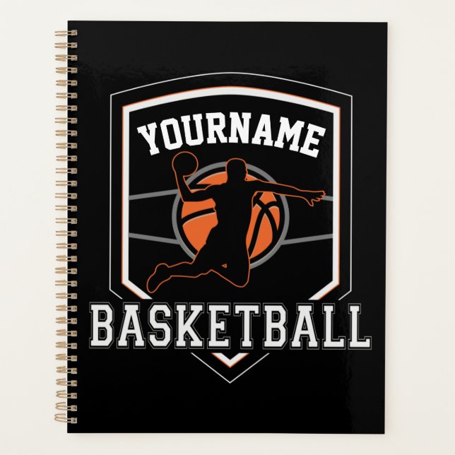 Agenda Equipo de Slam Dunk de jugador de baloncesto perso (Anverso)