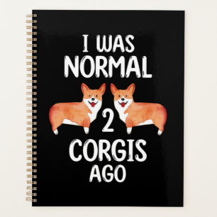 Agenda Era Normal 2 Corgis Hace Regalo Para Los Amantes D