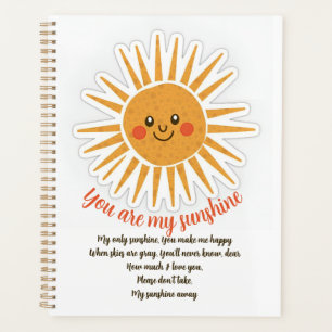 Agenda Eres mi letra de sol