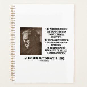 Agenda Error de los progresistas conservadores G.K. Chest