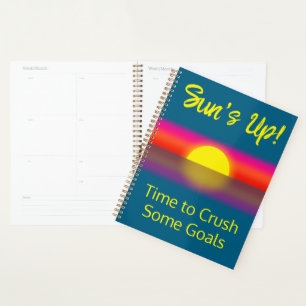 Agenda Es hora de aplastar algunos objetivos Sunrise