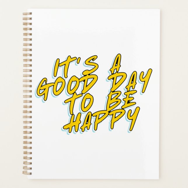 AGENDA ES UN BUEN DÍA PARA SER FELIZ (Anverso)