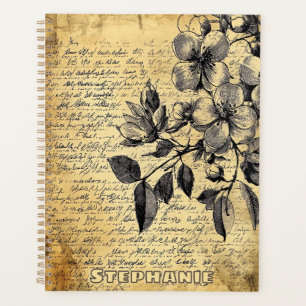 Agenda Esbozo floral rústico con caligrafía - edad (1)
