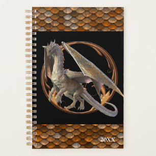 Agenda Escalado de metal de dragón de bronce