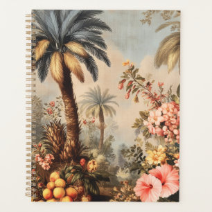 Agenda Escena botánica vintage con palmeras