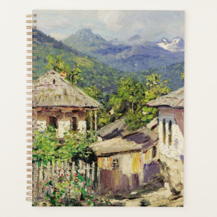 Agenda Escena de aldea por Dubovskoy, 1911