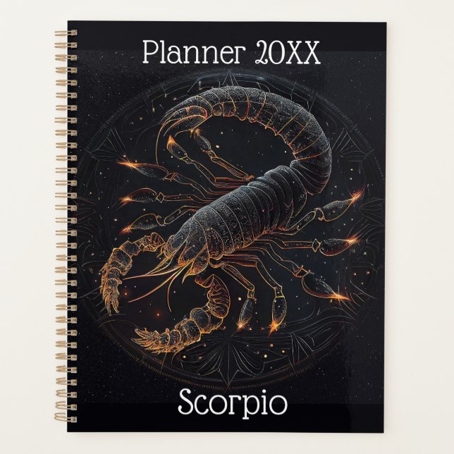 Agenda Escorpio Zodiac Planner (Anverso)
