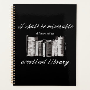 Agenda Escritora de libros de citas de Jane Austen