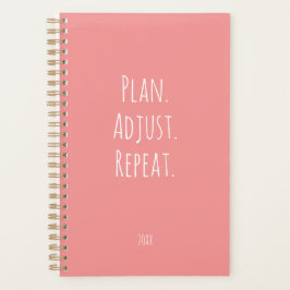 Agenda Escritura de guión motivacional rosa melocotón lin