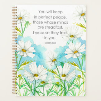 Agenda Escritura Religiosa Margaritas Flores Blancas Isaí