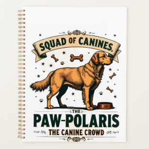Agenda Escuadrón de Caninos Gráfico de juego de palabras