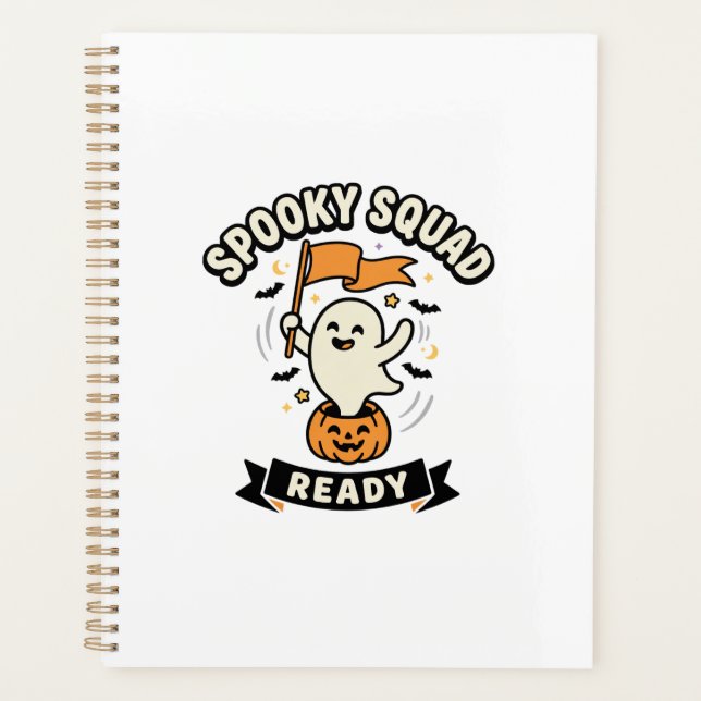 Agenda Escuadrón de Fantasmas de Halloween (Anverso)