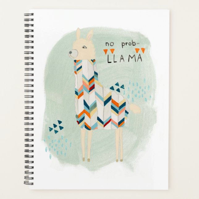 Agenda Escuadrón de Llama - Sin Prob-llama (Anverso)
