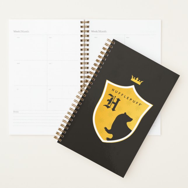 Agenda Escudo coronado de Gold HUFFLEPUFF™ (Demostración)