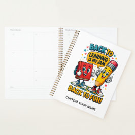 Agenda Escuela con nombre personalizado adorable