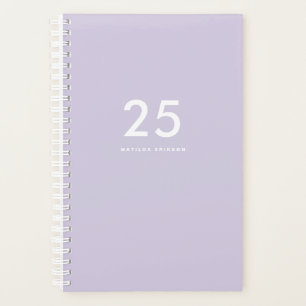 Agenda Escuela Cuta Light Purple Name