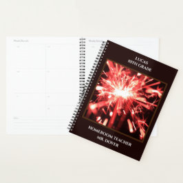 Agenda Escuela de Personalizado Red Sparks