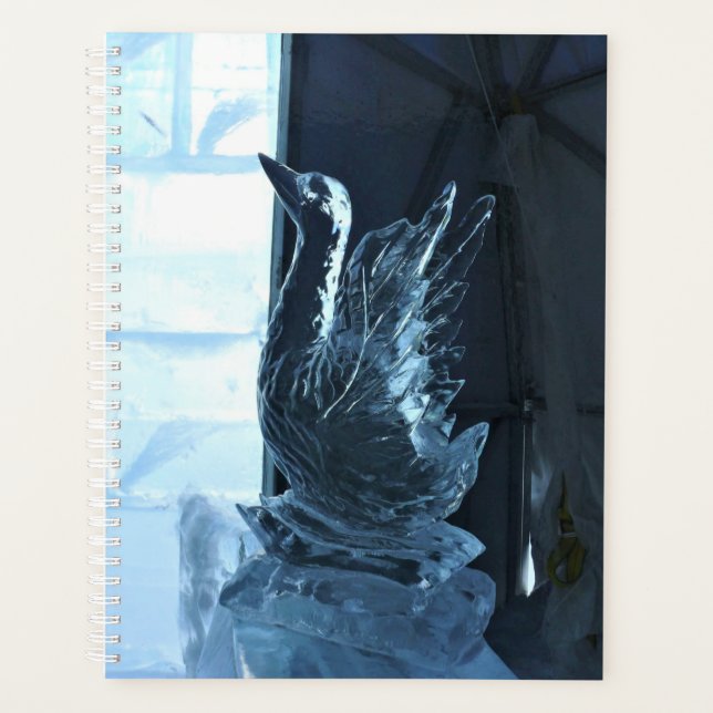 Agenda Escultura de hielo de cisne, Quebec, Canadá (Anverso)