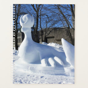Agenda Escultura de nieve de foca, Quebec, Canadá