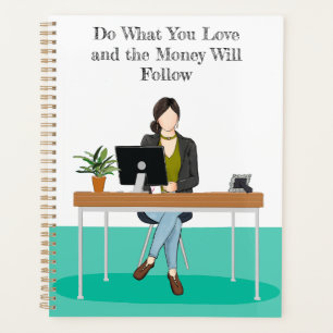 Agenda Ese Chica Moda Blanca y Verde azulada todos los