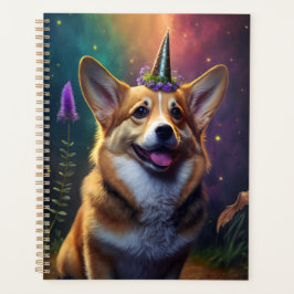 Agenda Esparce el Corgi de Unicornio - Planner arcoiris