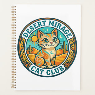 Agenda Espejismo del desierto Gato Idea de regalo para ma