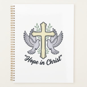 Agenda Esperanza en Cristo Paloma Cruz Diseño Cristiano V