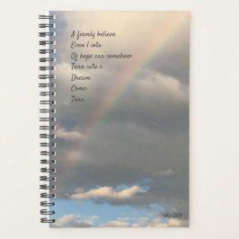 Agenda Esperanza y sueños arcoiris