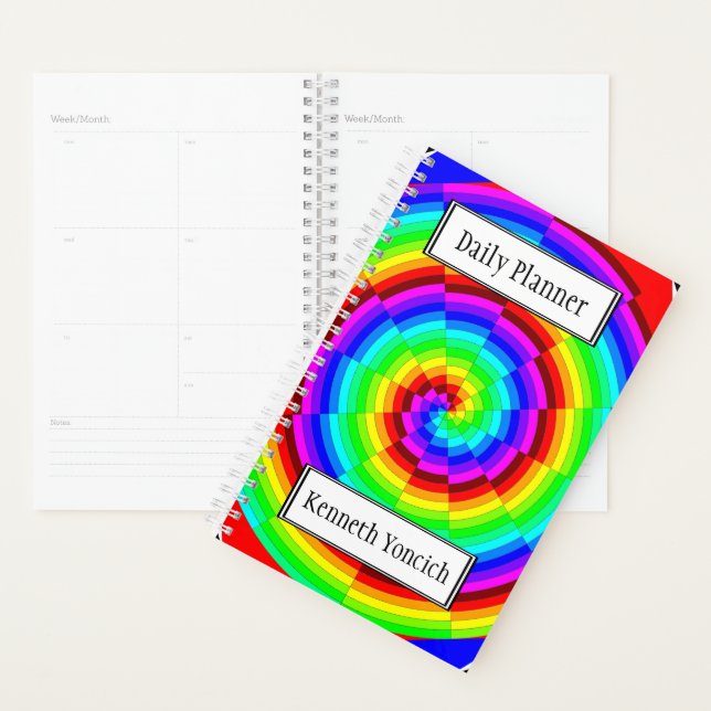 Agenda Espiral arcoiris de Kenneth Yoncich (Demostración)