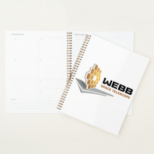 Agenda Espiral blanca de oro del cohete espacial Webb de