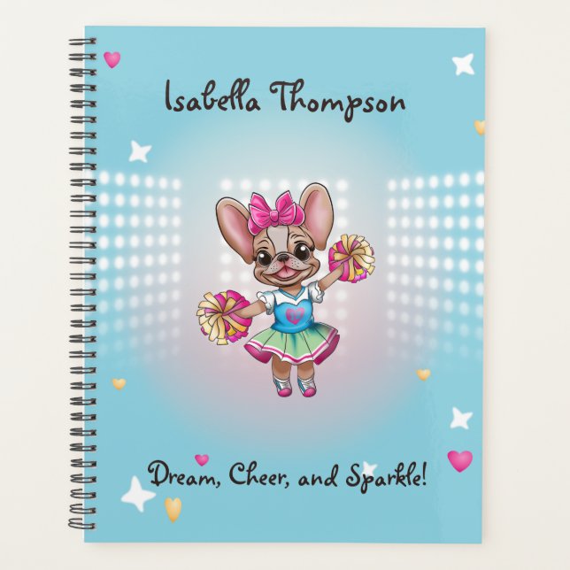 Agenda Espiritu de escuela apasionante y colorida (Anverso)