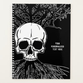 Agenda Espíritus De Los Muertos | Calavera y árbol