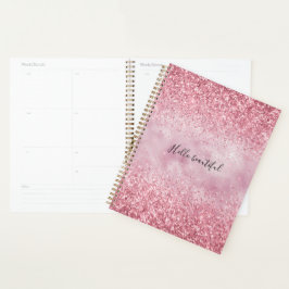 Agenda Espuma Purpurina de Glam Rosa Girly