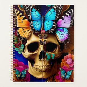 Agenda Esqueleto y mariposas